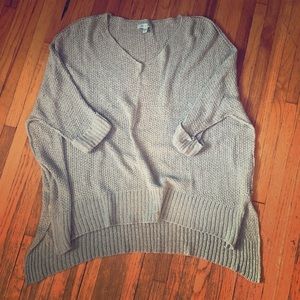 Oversized knit sweater